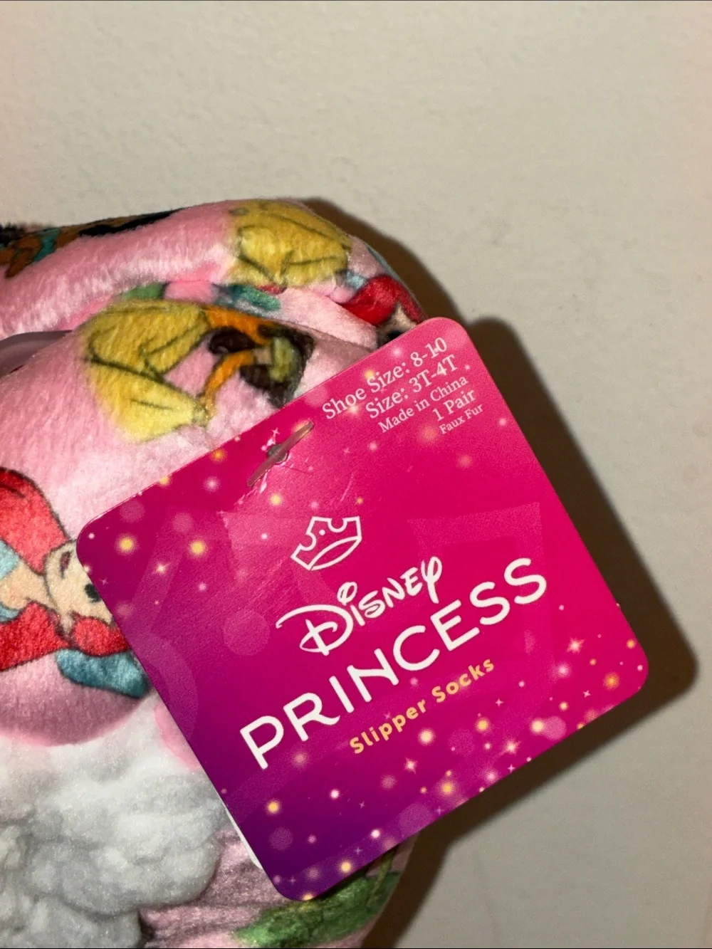 Disney Princess Plush slipper socks